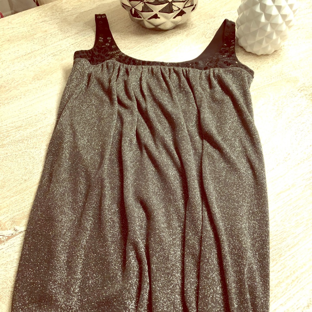 Shimmer Babydoll Dress